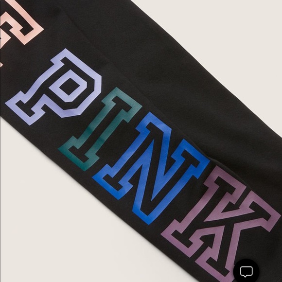 SP & Or Medium VICTORIA SECRET PINK High Waist Leggings - Picture 7 of 9